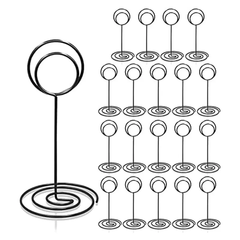 ABJS Table Number Holders 20Pcs - 3.35 Inch Place Card Holder Table Number Stands for Wedding Party Graduation Reception A