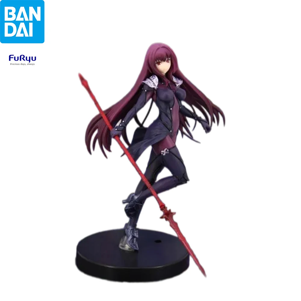 Brand New Licensed FuRyu FGO Scathach Lancer Battle Ver. 24cm PVC Cool Anime Figure Waifu Desktop Collectible Display Gift