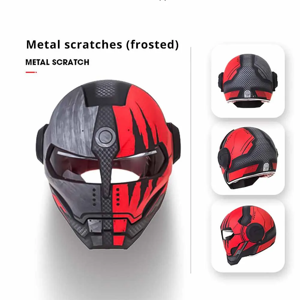 M-XL Biker Helmet Matte Scratch Full Face Wear-Resistant Motorcycle Supplies Breathable Head Protection Anti-Fall Motocross Kask