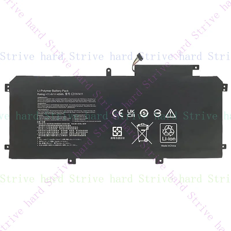 

C31N1411 Laptop Battery For ASUS Zenbook UX305 UX305L UX305F UX305C UX305CA 45Wh