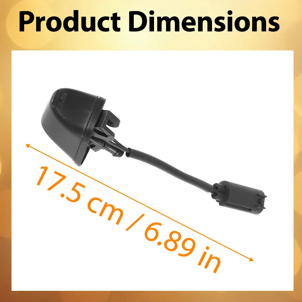 1 Pcs For BMW 3 Series E90 E91 E92 E93 2007 2008-2011 Heated Windshield Washer Nozzle 61667131299 8365385 7131299 Left=Right