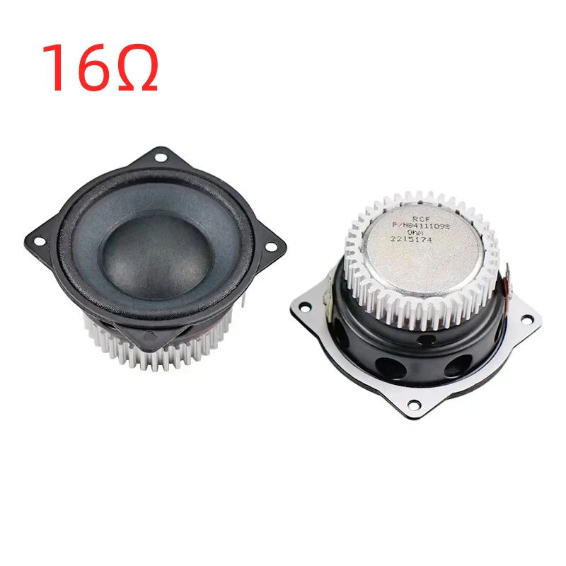 16Ω GHXAMP 2 Inch Full Frequency Speaker Unit Paper Cone Cloth Edge Satellite 15W 2PCS
