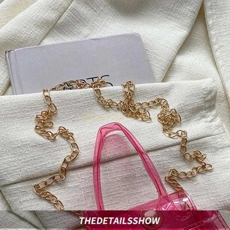 

X90D Women Luxury Transparent Crossbody Bag Summer Female Small Square Handbags and Purses Shoulder Bag