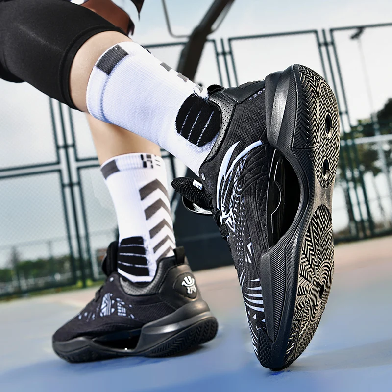 أحذية كرة السلة العاكسة عالية الجودة أحذية كرة السلة الأصلية أحذية كرة السلة أحذية رياضية خارجية مطاطية مضادة للانزلاق أحذية تدريب رياضية للرجال #1