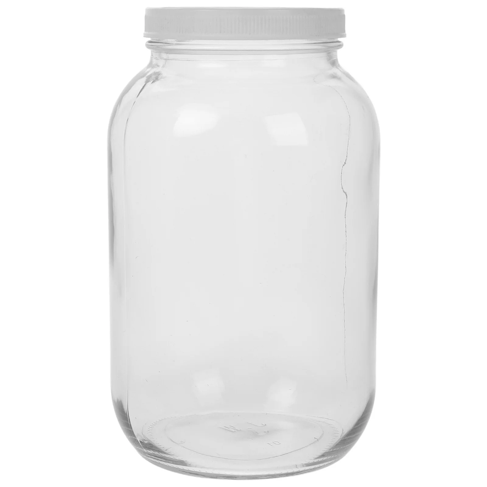 

1 Gallon Large Capacity Glass Jar Airtight Seal Wide Mouth Container for Brewing Tea Coffee Fermentation Pickling Storage Jars