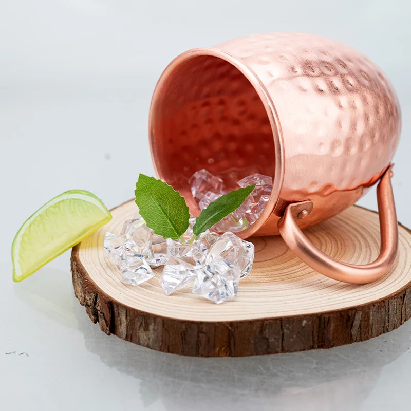 100% copper mule durable copper beer  350ml coffee milk cup pure copper rod water dispenser