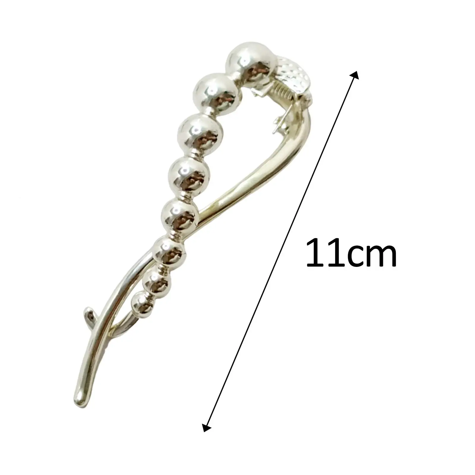 مشبك شعر أنيق من السبائك للنساء ، قبضة شعر طويلة ، مشبك دبوس شعر للعروس