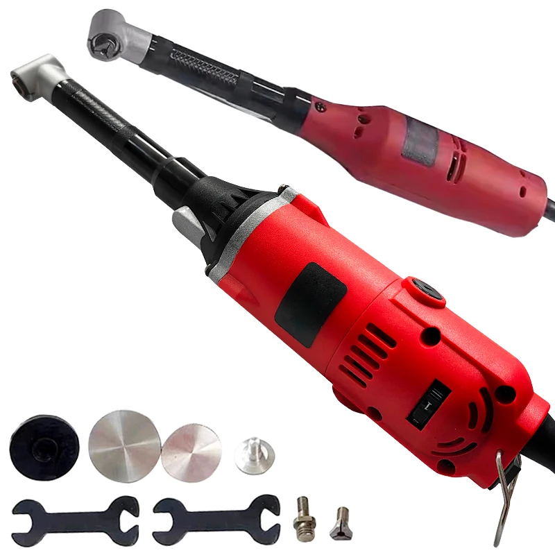 220V 90 Degree Electric Elbow Grinding Machine Jewelry Wood Polishing Engraving Motor Micro Angle Grinder Tile Cleaning Tools