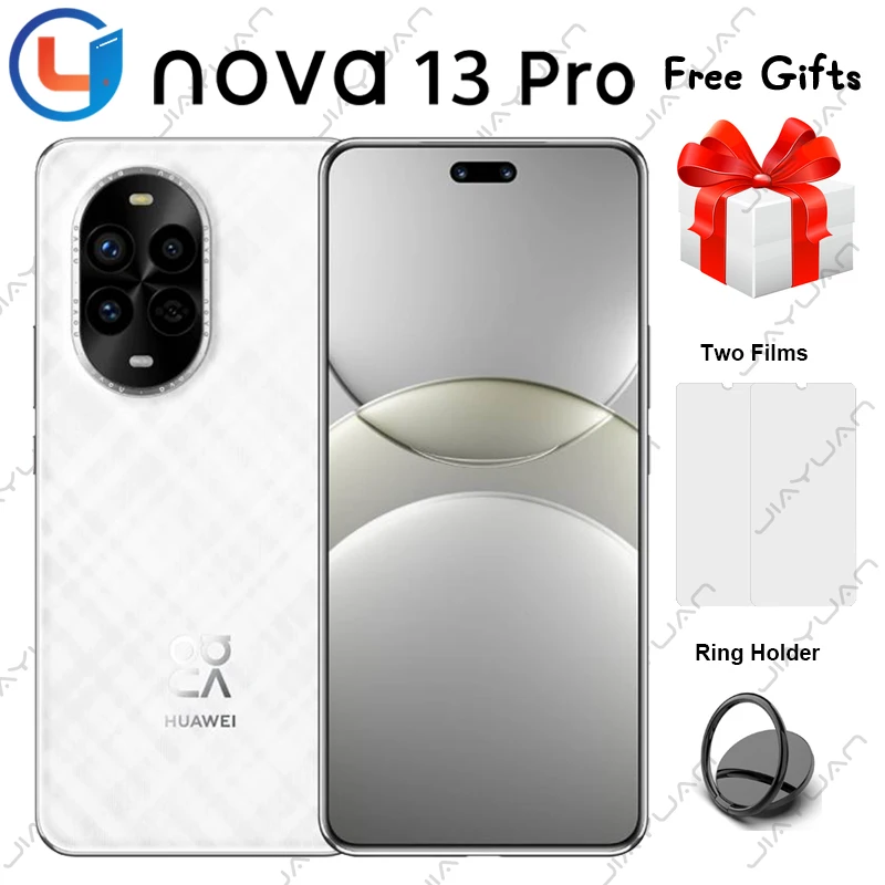 Original Huawei Nova 13 Pro 5G AI Mobile Phone 6.76 Inches 120Hz Screen Kirin 8000 HarmonyOS 4.2 Battery 5000mAh NFC Smartphone