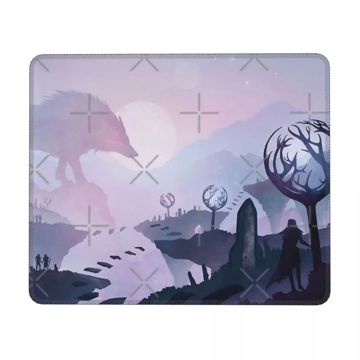 May The Dread Wolf Take You Solas DAI Rubber Keyboard Pads