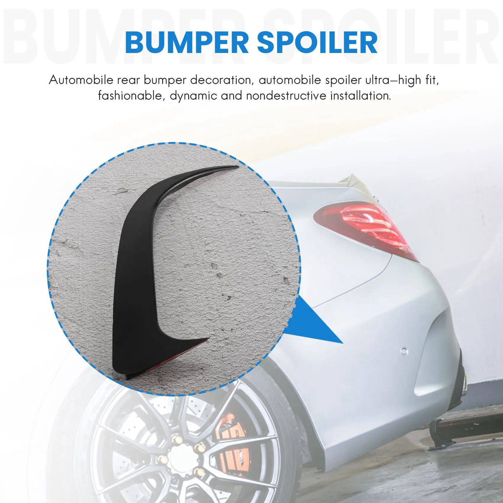 Rear Bumper Spoiler Air Vent Cover for Benz Cla W117 Cla45 Amg 2013-2018