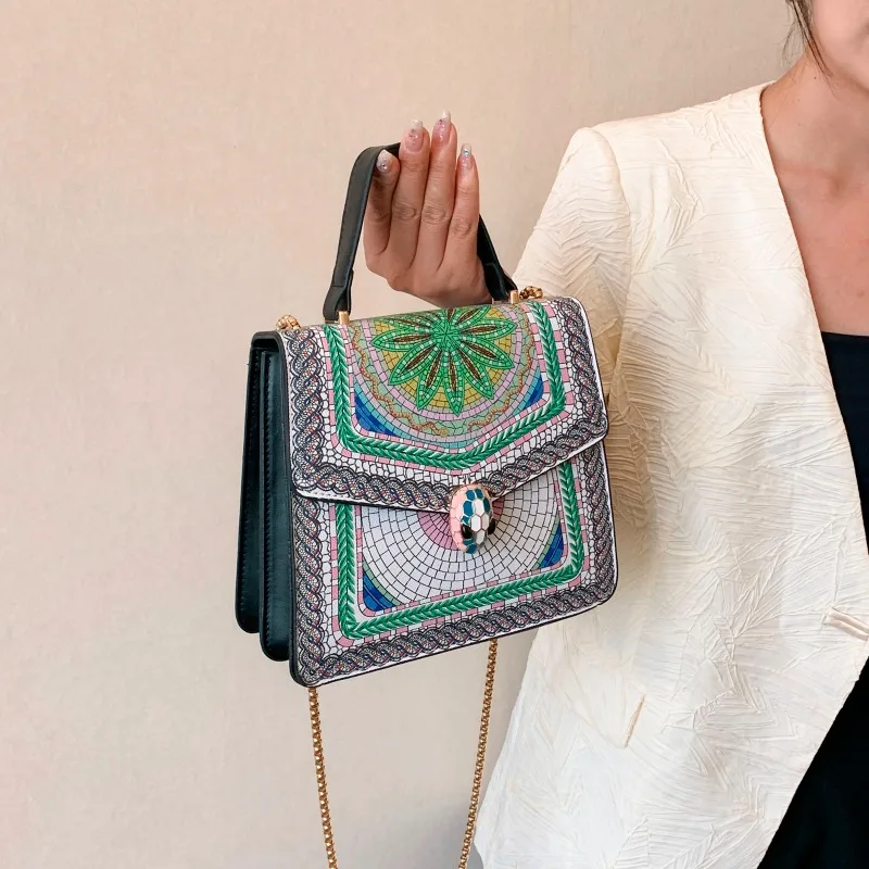 حقيبة كتف نسائية عصرية قابلة للتحويل من الجلد حقيبة يد كروس مصممة للسيدات أنيقة #3