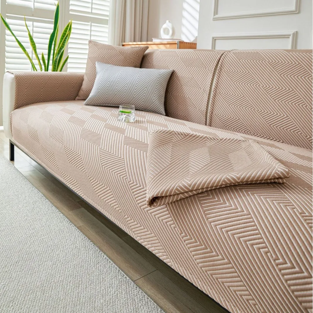 Summer Ice Silk Sofa Cover Universal Non-slip Sofa Mat Cool Feeling Mat Couch Cushion Towel for Living Room