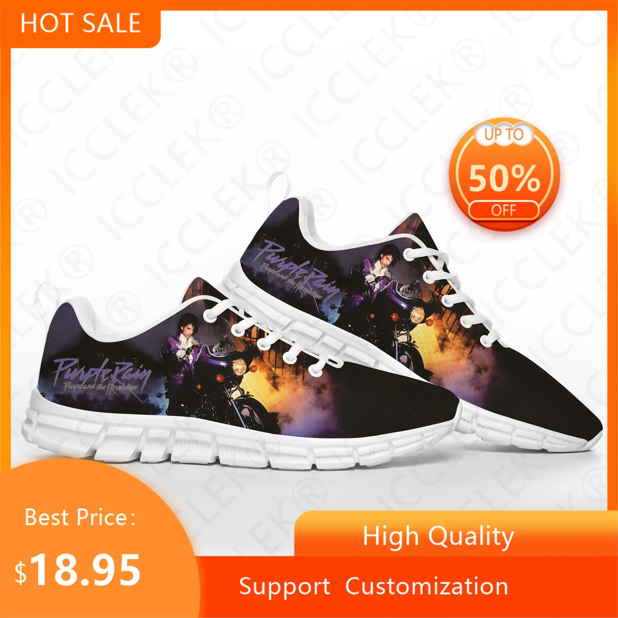 Prince Rogers Nelson Purple Rain Sports Shoes Mens Women Teenager Kids Children Sneakers Casual Custom High Quality Couple Shoes