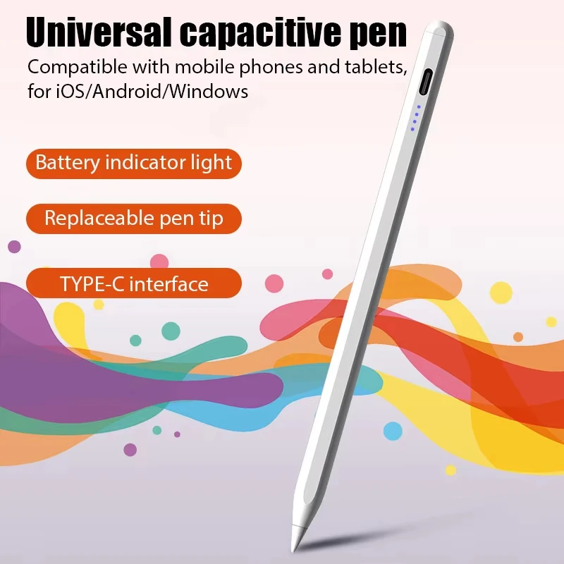 XIAOMI Universal Stylus Pen 1.5mm Fine Tip No Lag Palm Rejection Rechargeable For iPad Tablet Android  Best For Drawing Notes - Image 2