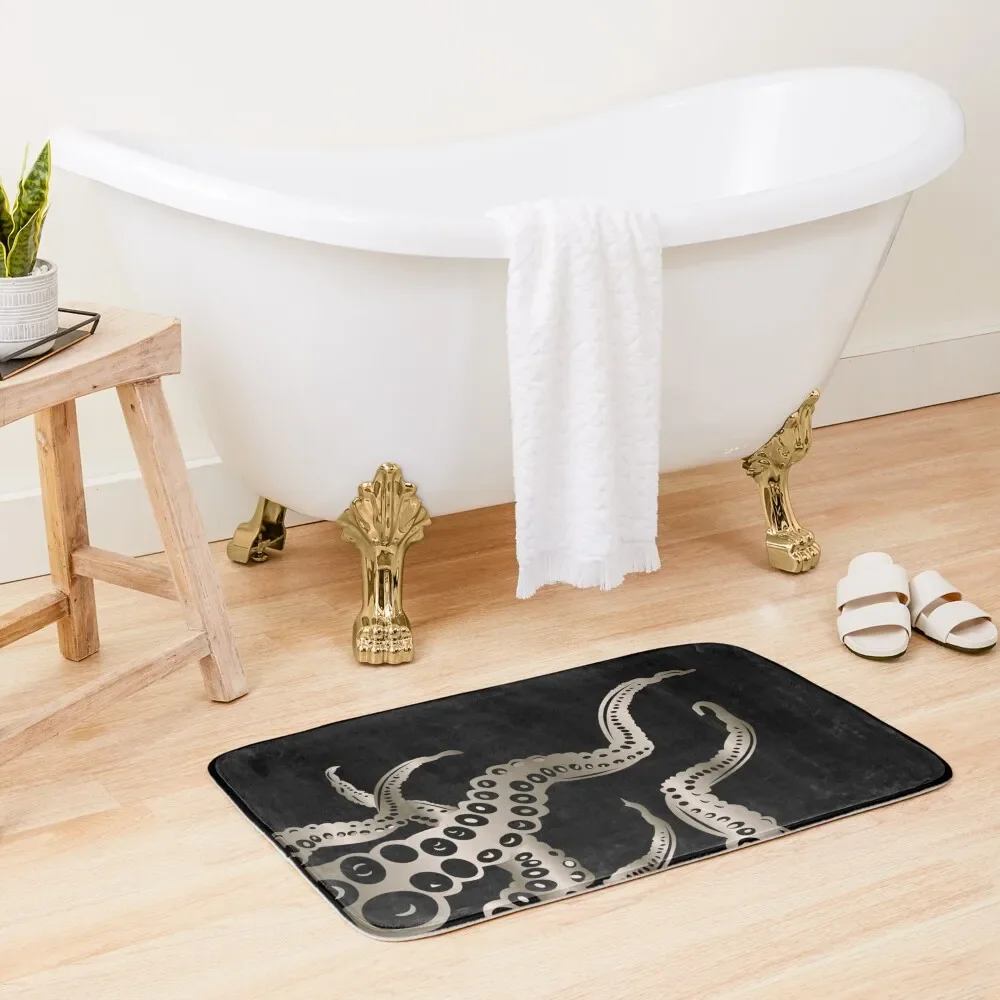 

Octopus Design tan Bath Mat Toilet Rug Wc Floors For Bathroom Mat