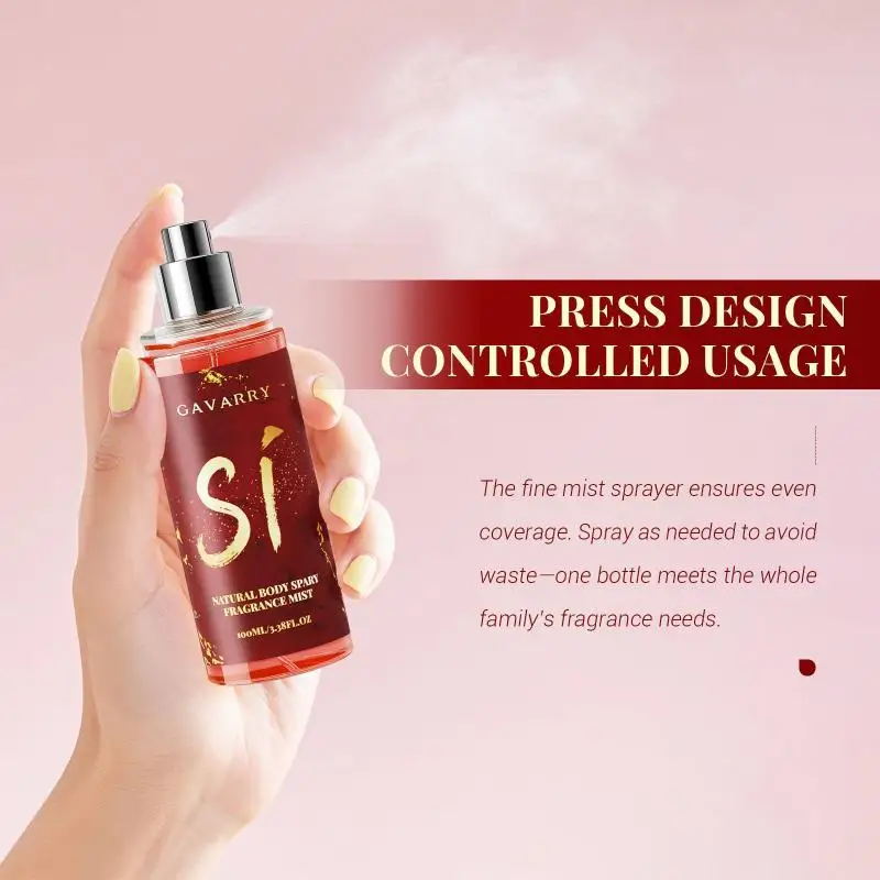 

Alcohol Free Floral Fruity Body Mist Perfume Spray Long Lasting Fragrance All Day Fresh 100ml