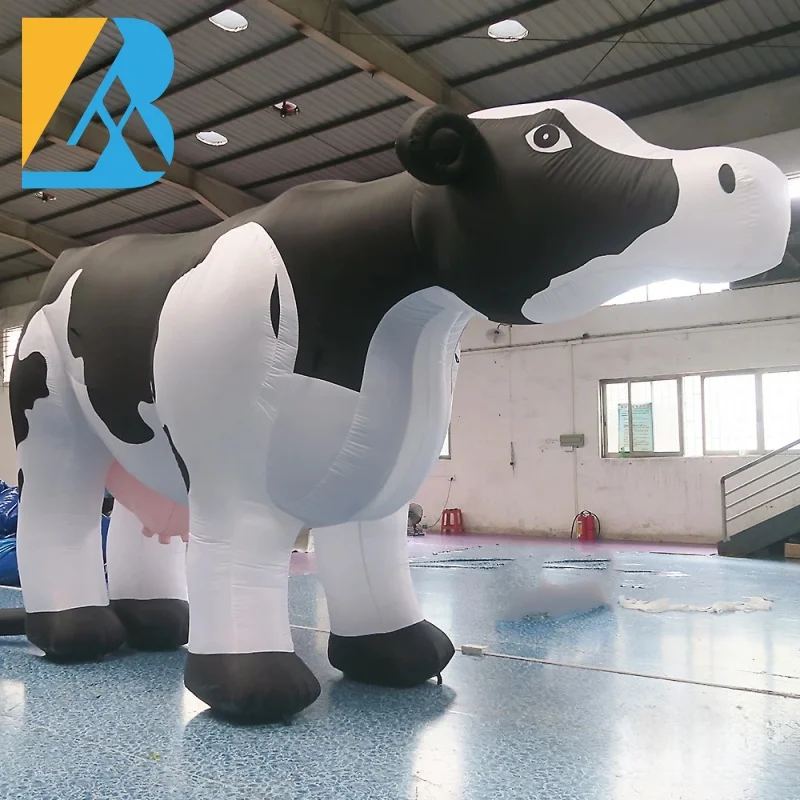 Custom Made Life Size Inflatable Animals Inflatable Dairy Cattle for Outdoor Decoration Toys