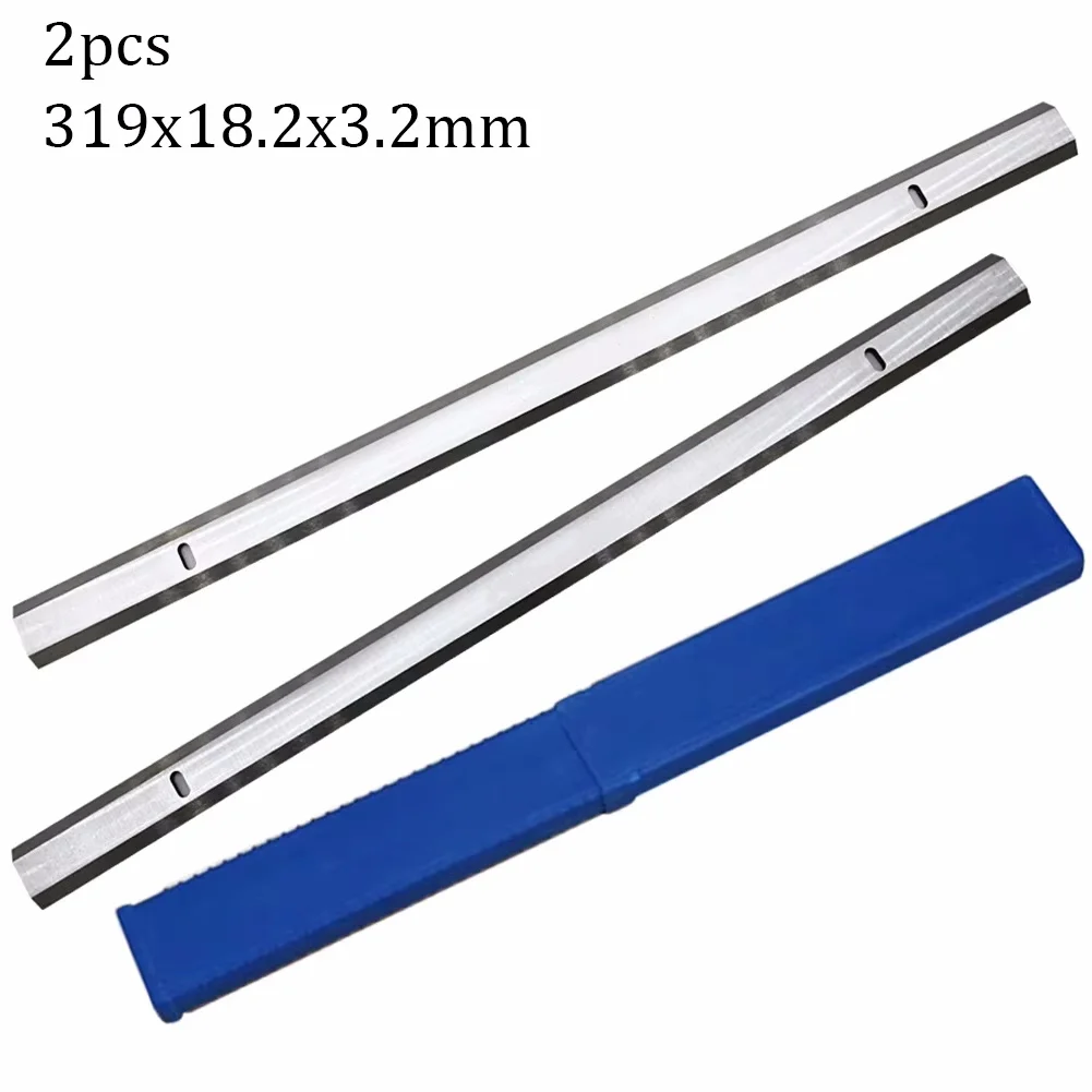 2Pcs 319x18.2x3.2mm Planer Blade Knives HSS Double Edge Wood Cutting Tool For JET JWP-12 COBRA GMC Ryobi AP13 MA1931 CT-340
