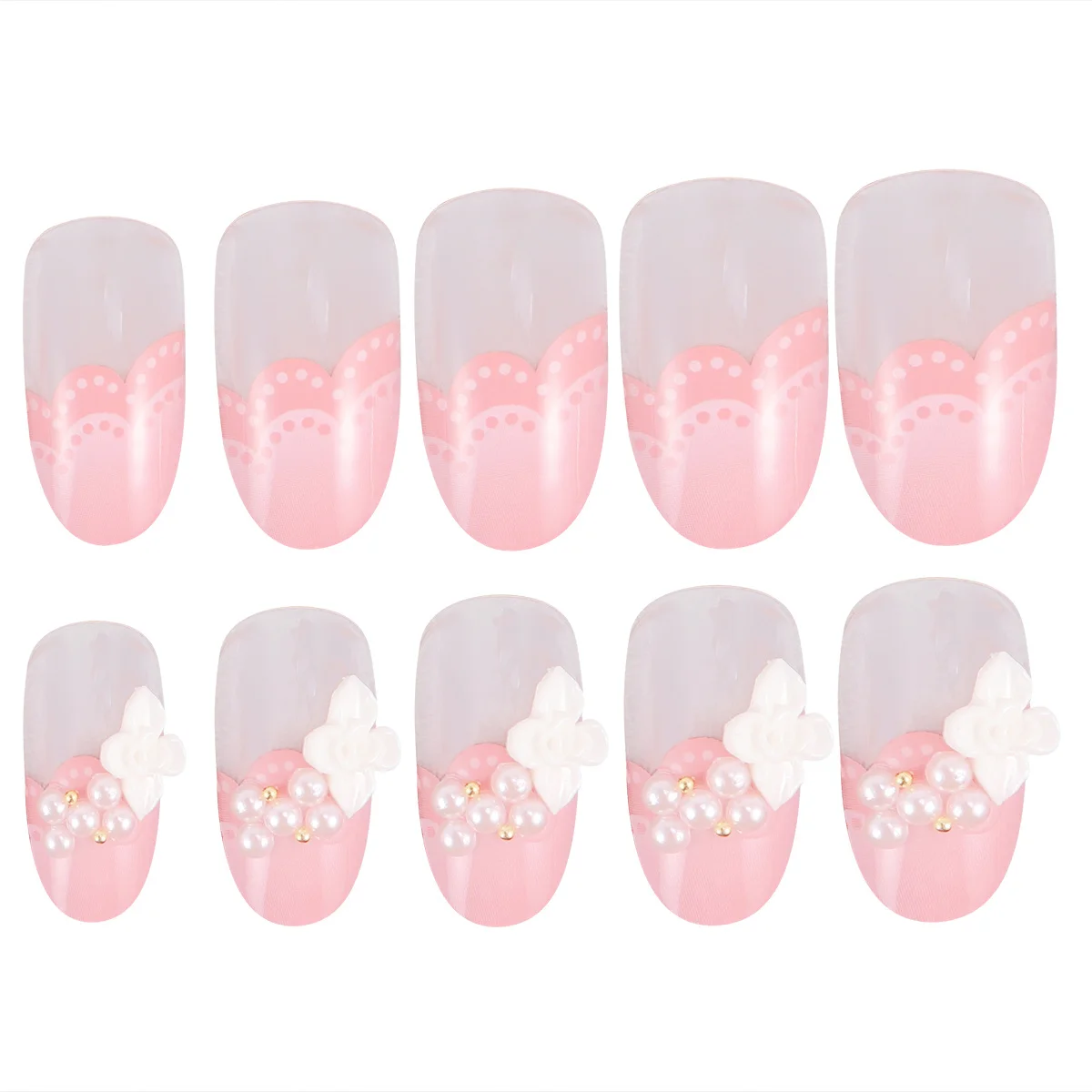 Sztuczne tipsy samoprzylepne do manicure dla kobiet, naklejki DIY, naklejki do zdobienia paznokci dla kobiet.