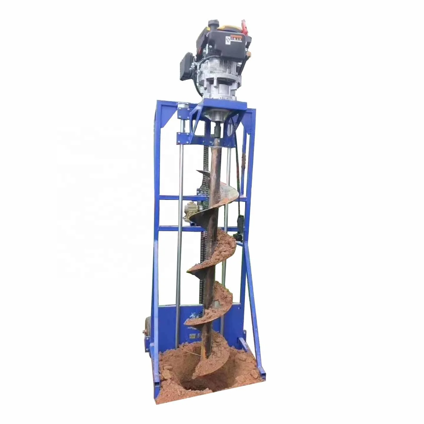 China Gasoline deep hole driller Augers earth drilling machine earth augers