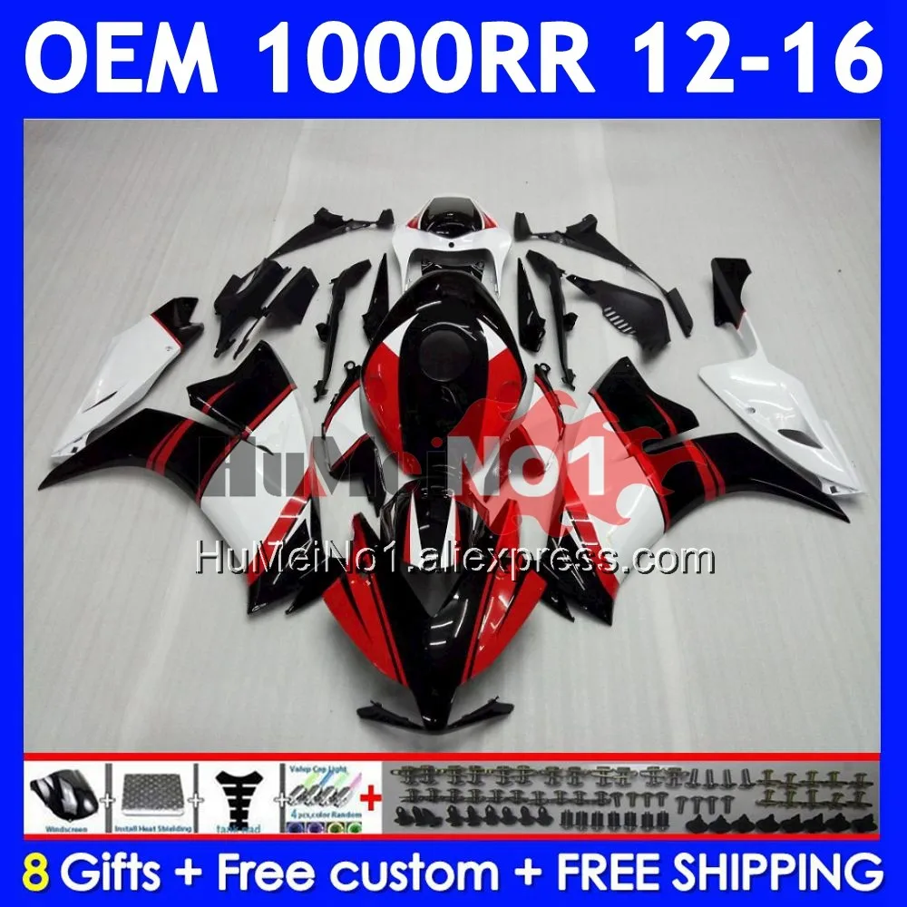 Injection For HONDA CBR1000RR 12 13 Red black 14 15 16 62No.11 CBR 1000RR 1000 CBR1000 CC RR 2012 2013 2014 2015 2016 Fairing