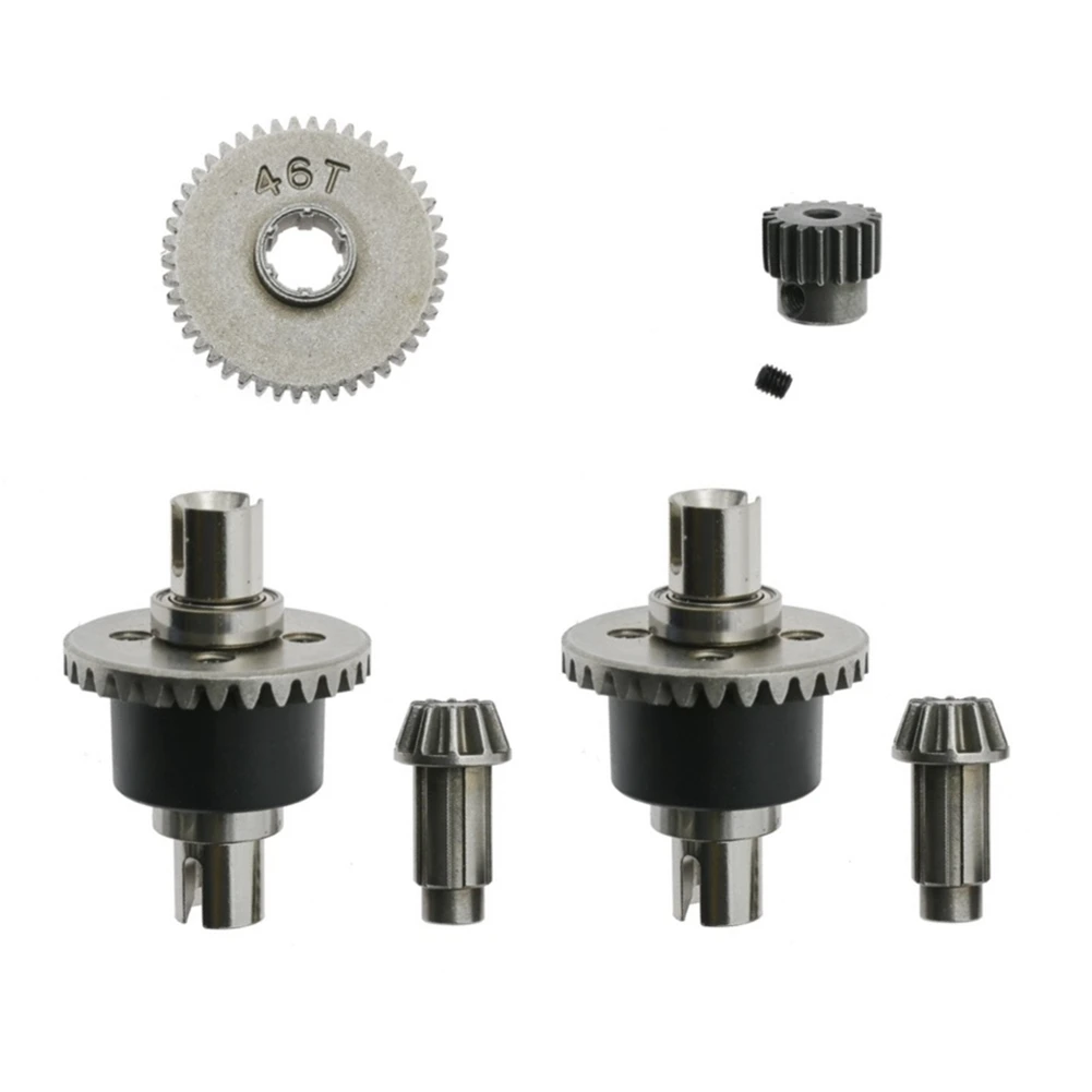 Metal Differential and Gear Set for SCY 16101 16102 16103 16201 Pro 1/16 Brushless RC Car Upgrades Parts Accessories