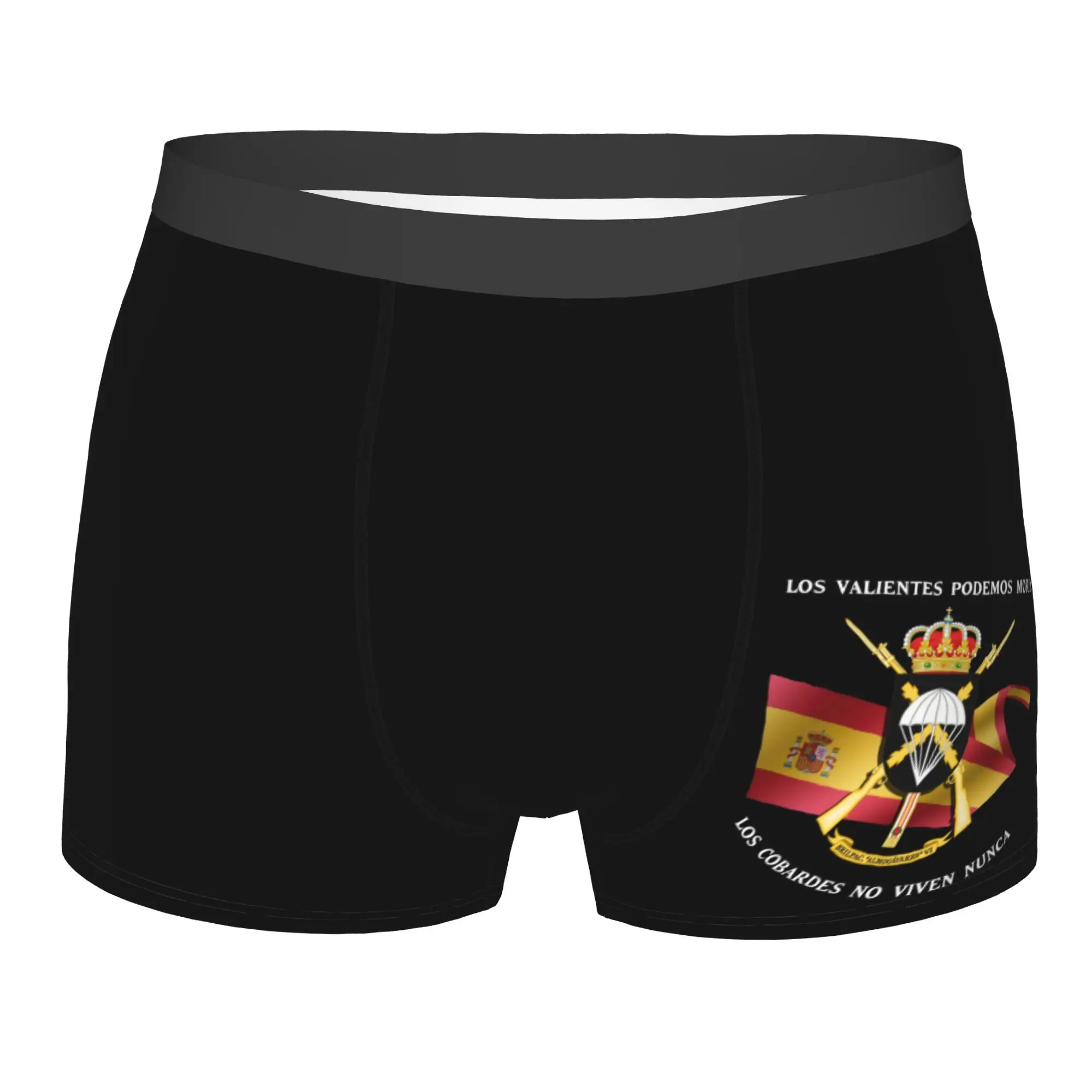 Customized Male Cool Brave Spanish Legion Underwear Legi N Espa Ola El Novio De La Muerte Boxer Briefs Stretch Shorts Panties