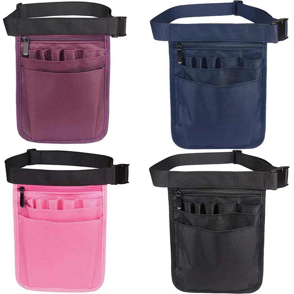 Waist Bag For Women Shoulder Pouch Case Nurse Organizer Bag Belt Extra Pocket Fanny Pack Nurse Nylon For Accessories Tool