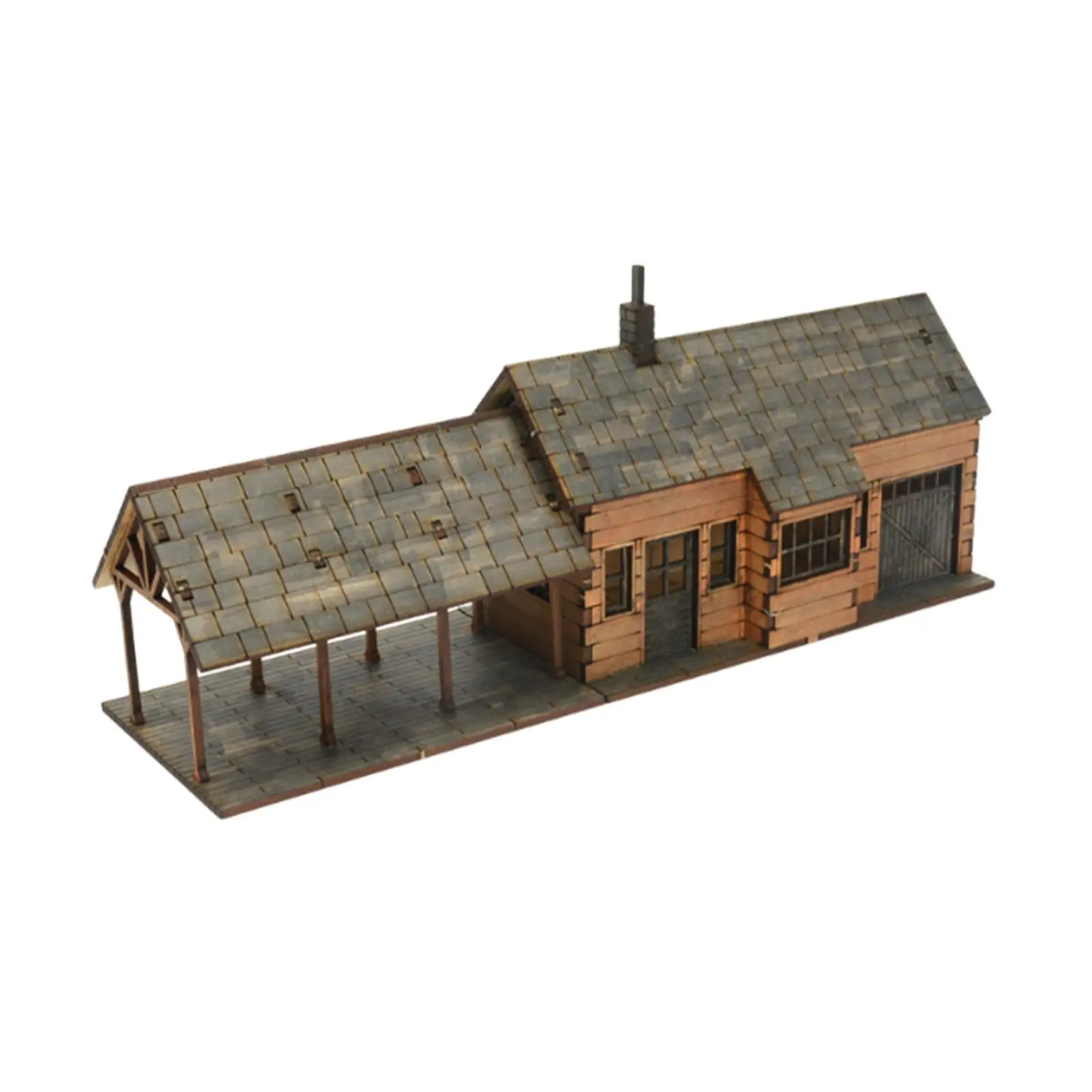 Modèle de construction 1:72, artisanat de bricolage, Collection de maison, ornements miniatures, démontage, modèle de scène d'architecture pour accessoire