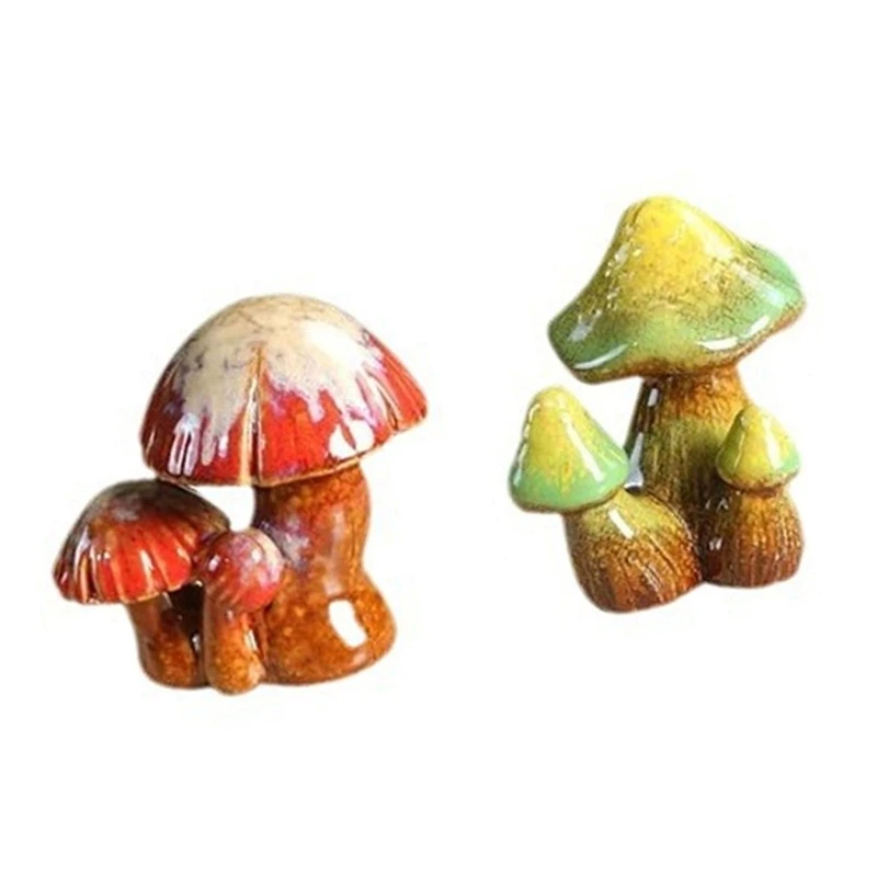 Toilet Bolts Covers 2Pcs Colorful Resins Mushroom Design Toilet Bolts Caps Bathroom Decors Replacement Accessories