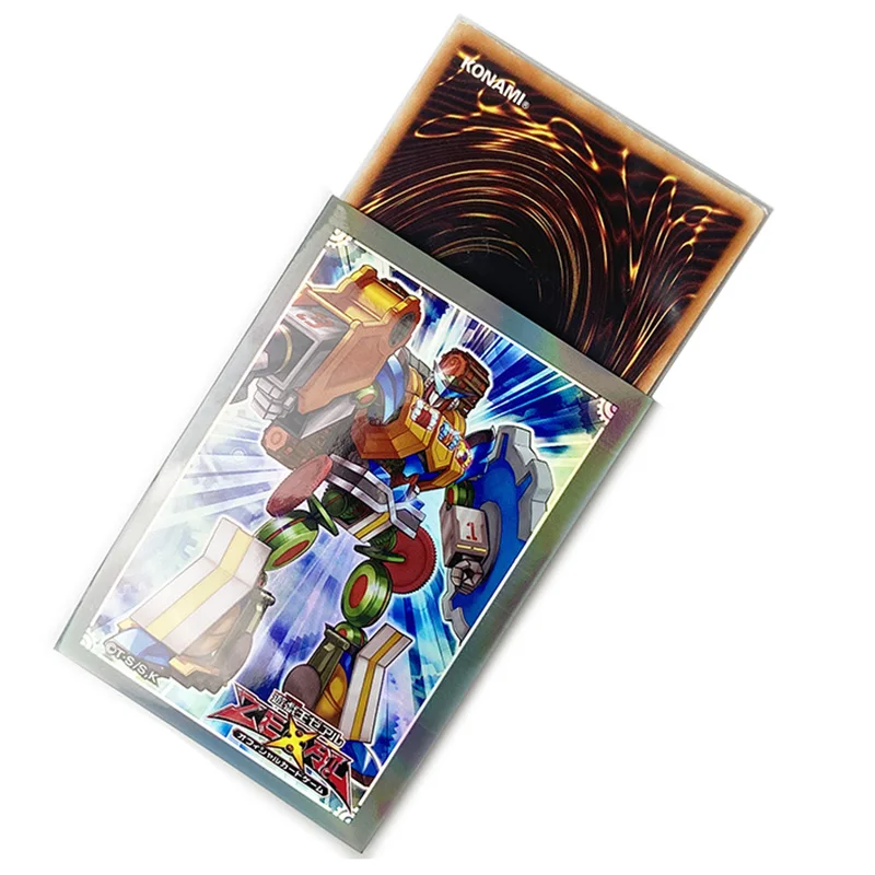 ICO New CPP Material Japanese Sized Game Yu-Gi-Oh Small Size 61x88mm Card Film Transparent Clear Card Sleeves 100 Pieces