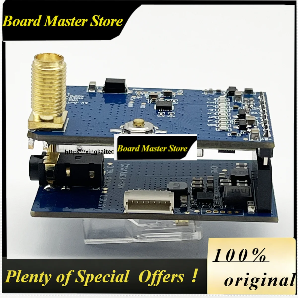 BoMaSSkyzone VRX 1.2Ghz Receiver 1.3GHz Video Receiver 9CH 1080-1360 MHz VRX FPV Transmitter VTX Module Support Direct Connectio