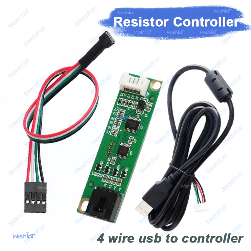 4-Wire Resistive Touch Controller with 1.0mm Dupont Cable - USB Touch Screen Driver for LCD Panels