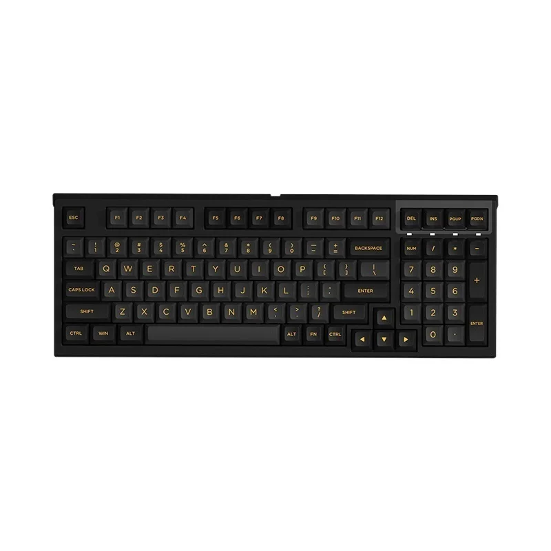 Top FL980 Mechanical Keyboard 98-Key Wireless 2.4G Bluetooth Three-Mode Fullkey Switchable Axis Game Office Equipment