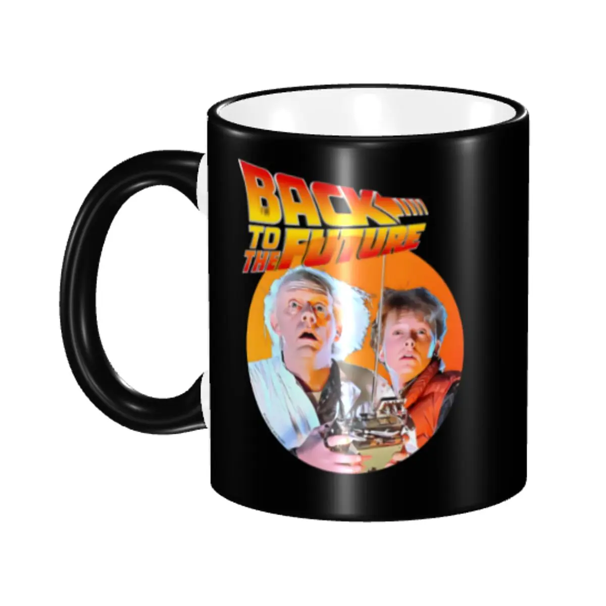 Customized Back To The Future Mugs DIY Funny Film 3D Print Ceramic Milk Tea Coffee Cups