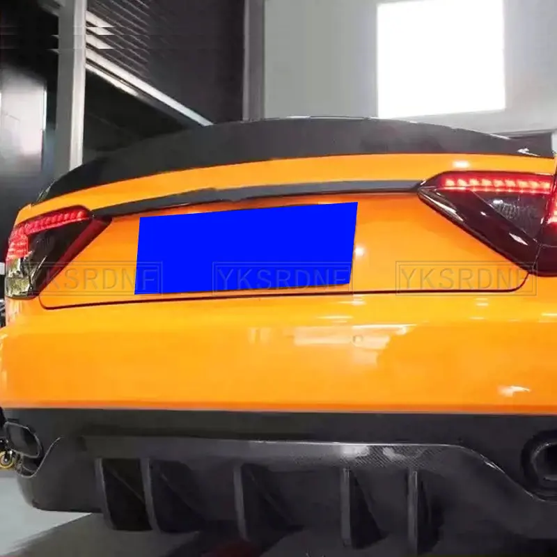 Nov style Carbon fiber rear trunk spoiler For Maserati Gran Turismo Sport Coupe 2011-2017 year GT / GTS car spoiler wing