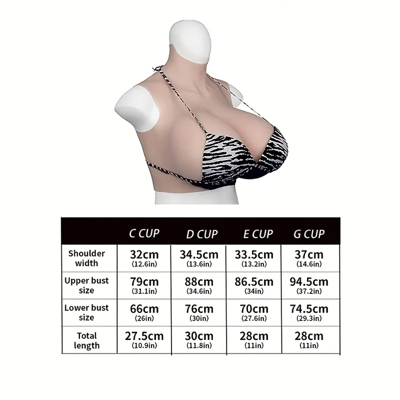 Simulated Silicone Breast Board Fake Breast C D E G Cup Suitable For Cross Dressers To Drag Queen Mastectomy Transgender Cosplay