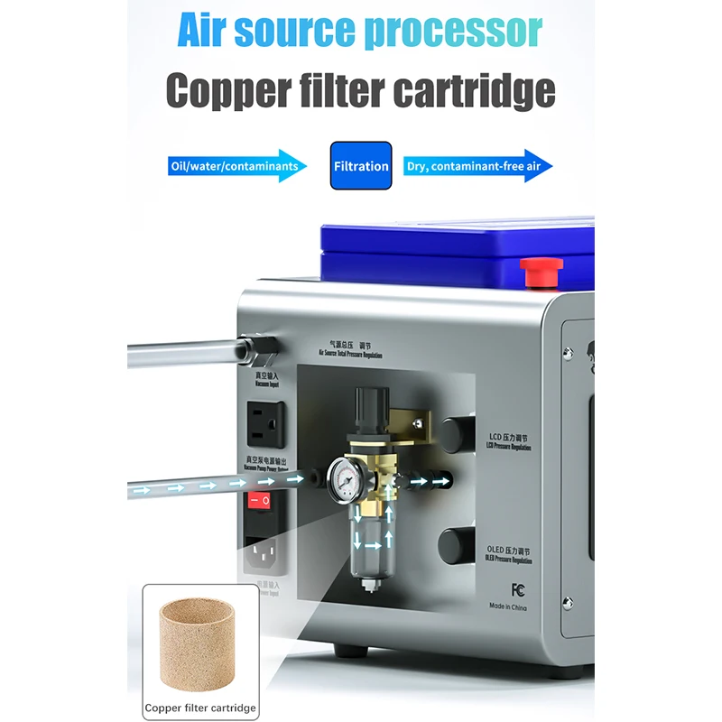 MECHANIC GAN-01 FENIX Lamination Defoaming Integrated Machine 360° Temperature Zone 8 Inch Screen Curved Surface Fit Repair Tool