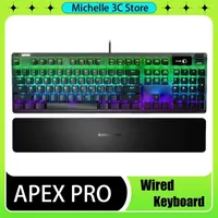 APEX Pro TKL/Mini Limited Edition Magnetic Axis Wired Mechanical Keyboard RGB OLED Metal Scroll Button E-sports Game Gifts