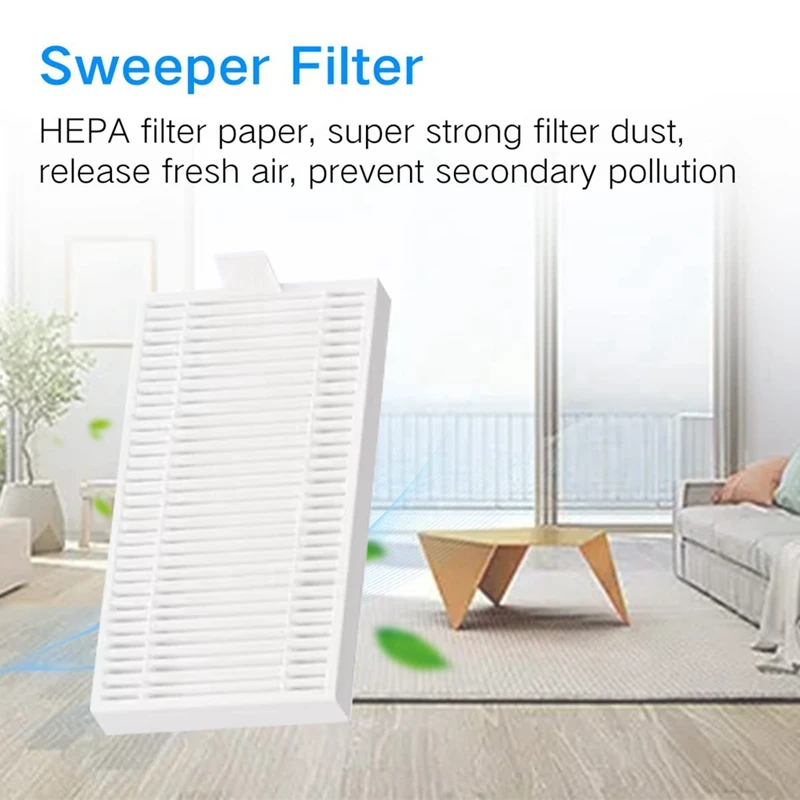 HEPA Filter for V9/V9 Pro/G9/G9 Pro/A12 Pro Robot Vacuum Cleaner Parts Replacement Filters Accessories 20PCS-A009 view 4