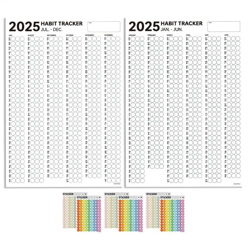 Habit Tracker 6 Months Habit Tracker For Goal Setting Weekly And Monthly Habit Tracker Planner To Boost Productivity With Habits