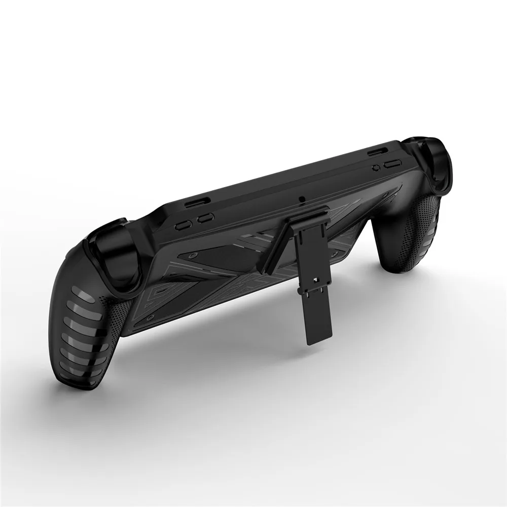 Black/White Silicone Protective Case with Kickstand Gamepad Back Shell for  PS Portal Accessories