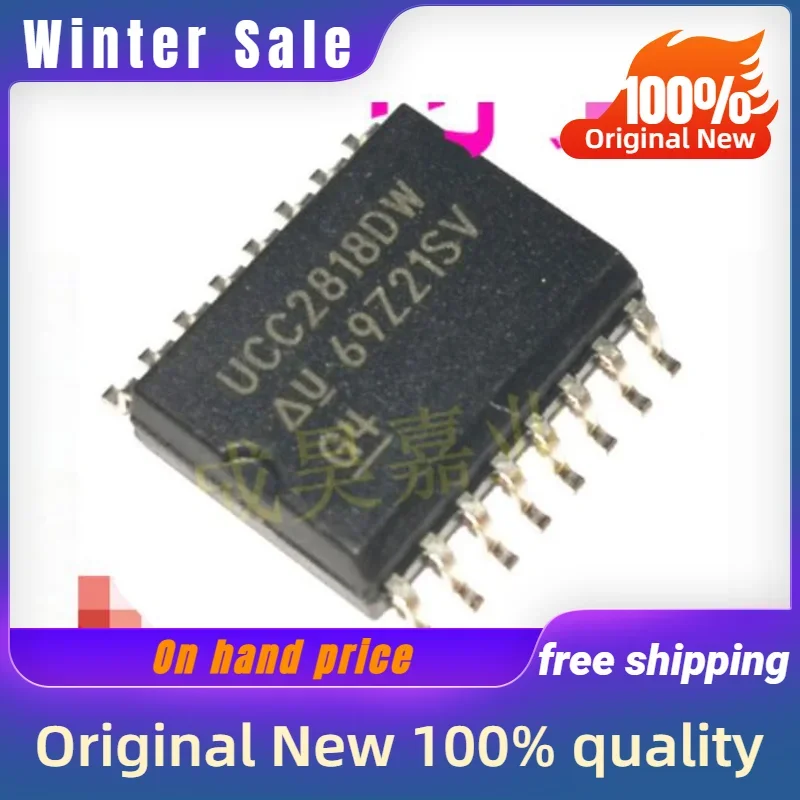 5 PCS Novo original UCC2818DWTR UCC2818DW UCC2818 SOP-16 produtos de qualidade