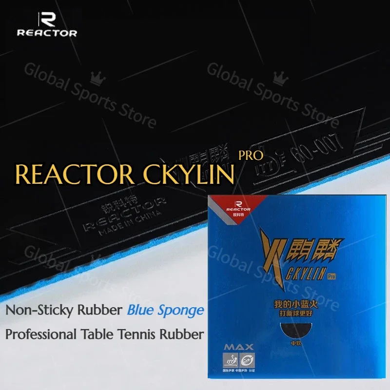 

REACTOR Ckylin Pro Накладка для настольного тенниса Синяя губка для прыщей в губке для 40 мм + Tenis Tenis De Mesa Оригинальная резина для пинг-понга