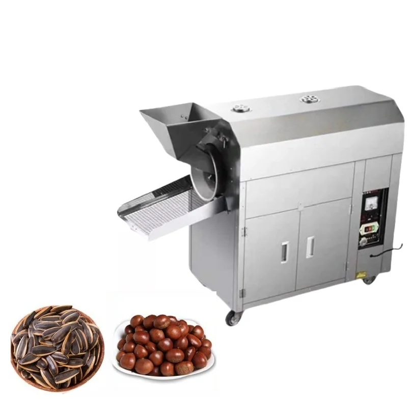 

Fully Automatic Commercial Nut Roasting Machine for Roasting Peanuts, Melon Seeds Coffee Beans and Chestnuts