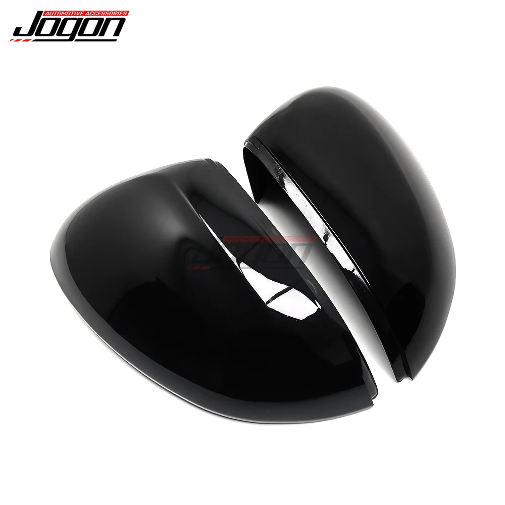 2 Pcs For VW Volkswagen ID.3 E11 ID3 2019 2020 2021 Rear View Mirror Cover Glossy Black Rearview Mirror Cap Exterior Accessories