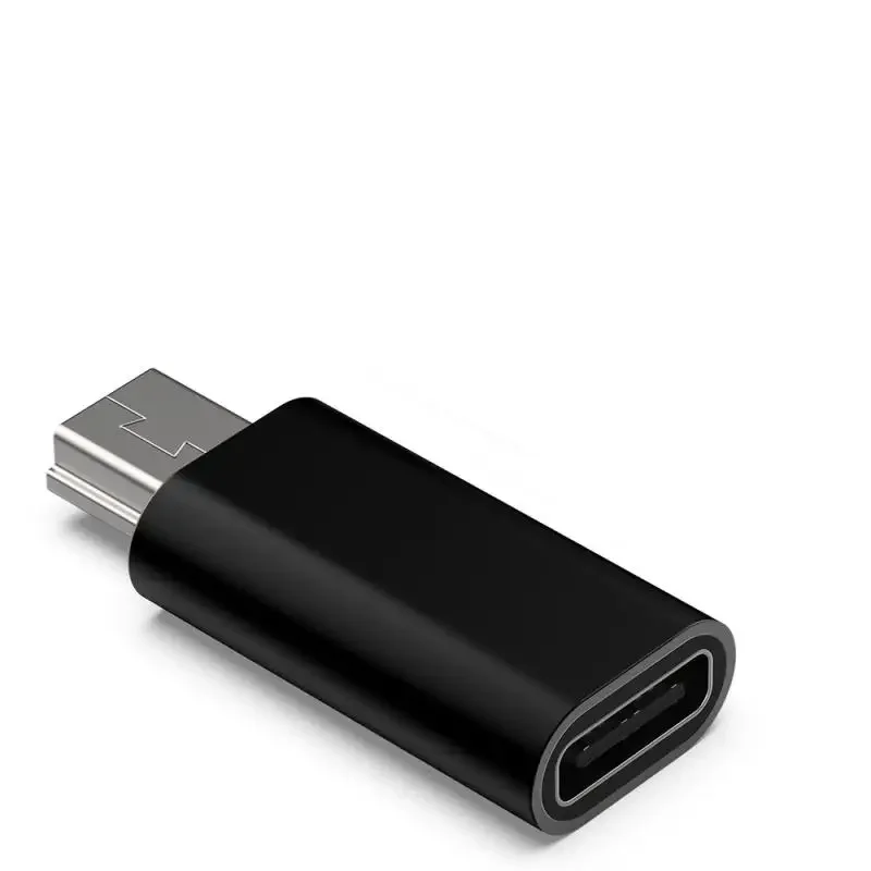 1~10PCS Mini 5 Pin USB Adapter B Male to USB Type C Female Data Data Transfer Connector for MP3 Digital Camera GPS