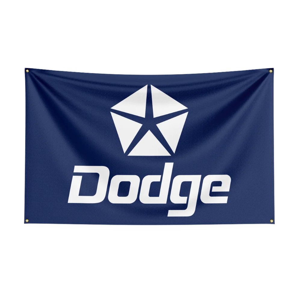 Beautiful Dodge RAM Car Flag  Car Wall Flag for Garage Outdoor Decor High-Quality Racing Theme Design