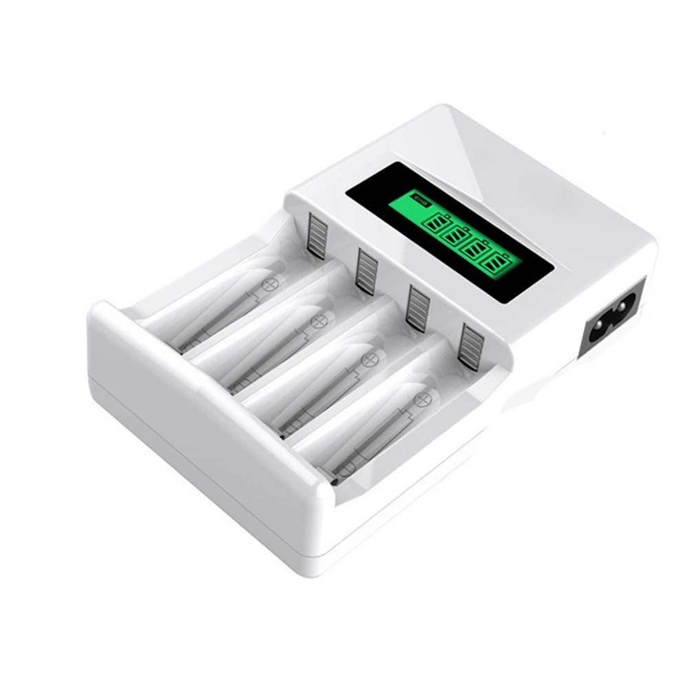 

lcd Rechargeable smart 4 slot